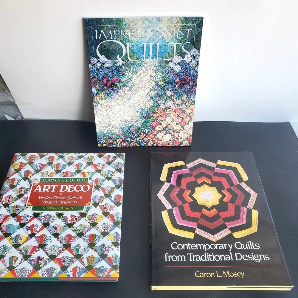 Sterling Publishing Beautiful Quilts Art Deco Jenni Dobson Quilting Book Lot 3